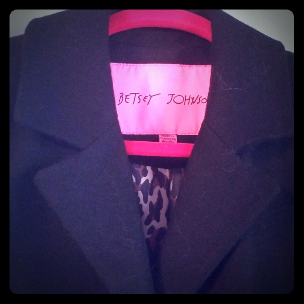 Coat, Betsey Johnson, NWT